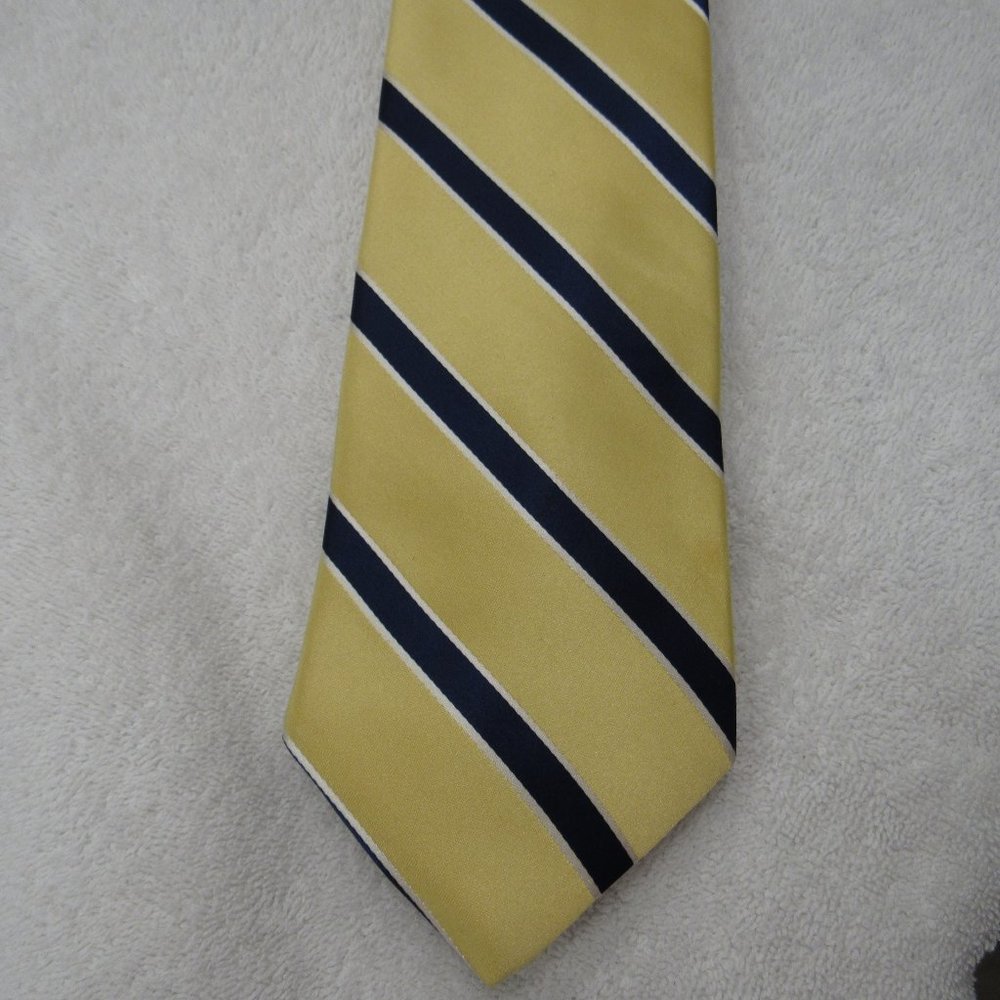 Tommy Hilfiger Tie 100% Silk Striped Necktie - Picture 1 of 5